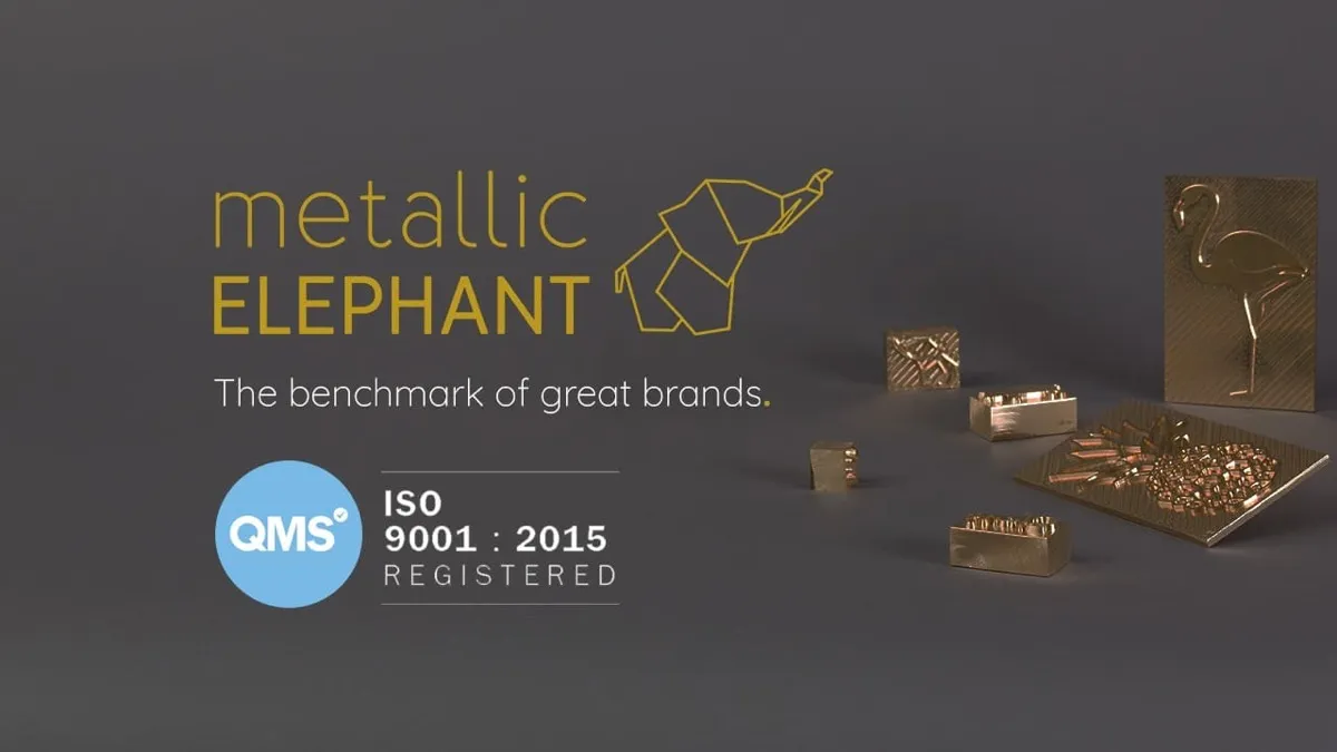 ISO 9001 Certification achieved by Metallic Elephant