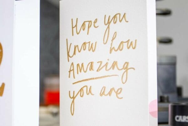 Hot foil stamping
