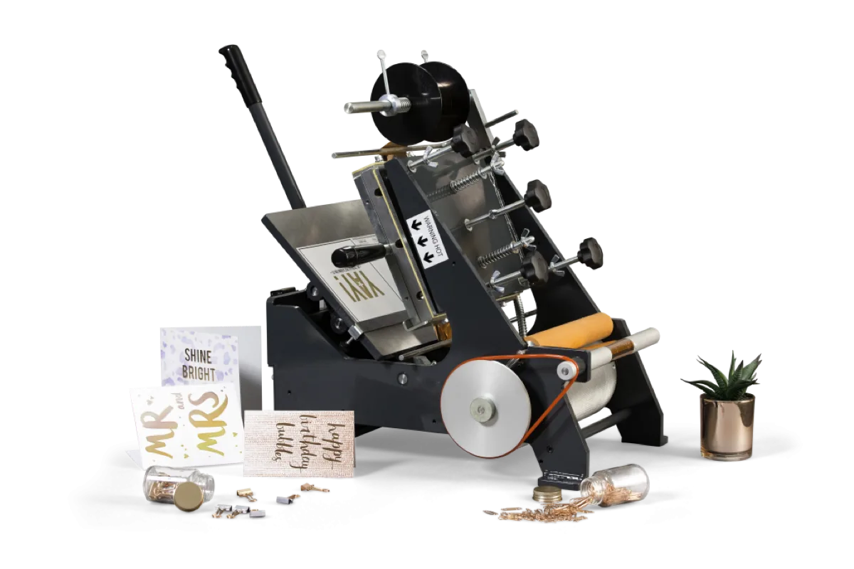 KSF 3 platen press in a print studio