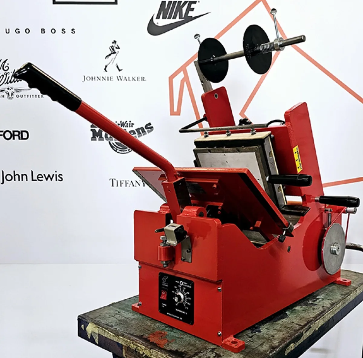 Platen press, 8" × 6"